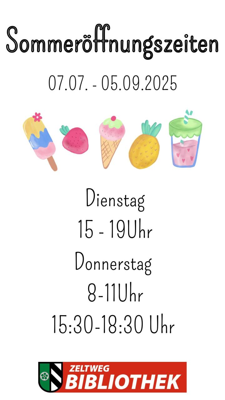 Sommeröffnungszeiten